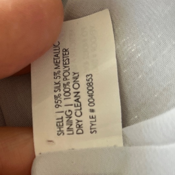 One strap silk Club Monaco blouse - Picture 4 of 4